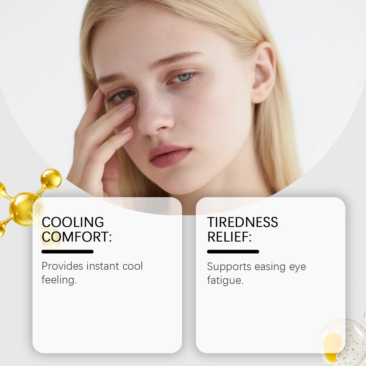 Hoygi Cooling Under Eye Patches – Hydrating Gel Mask, 3 Pairs Under Eye Patches SPOT