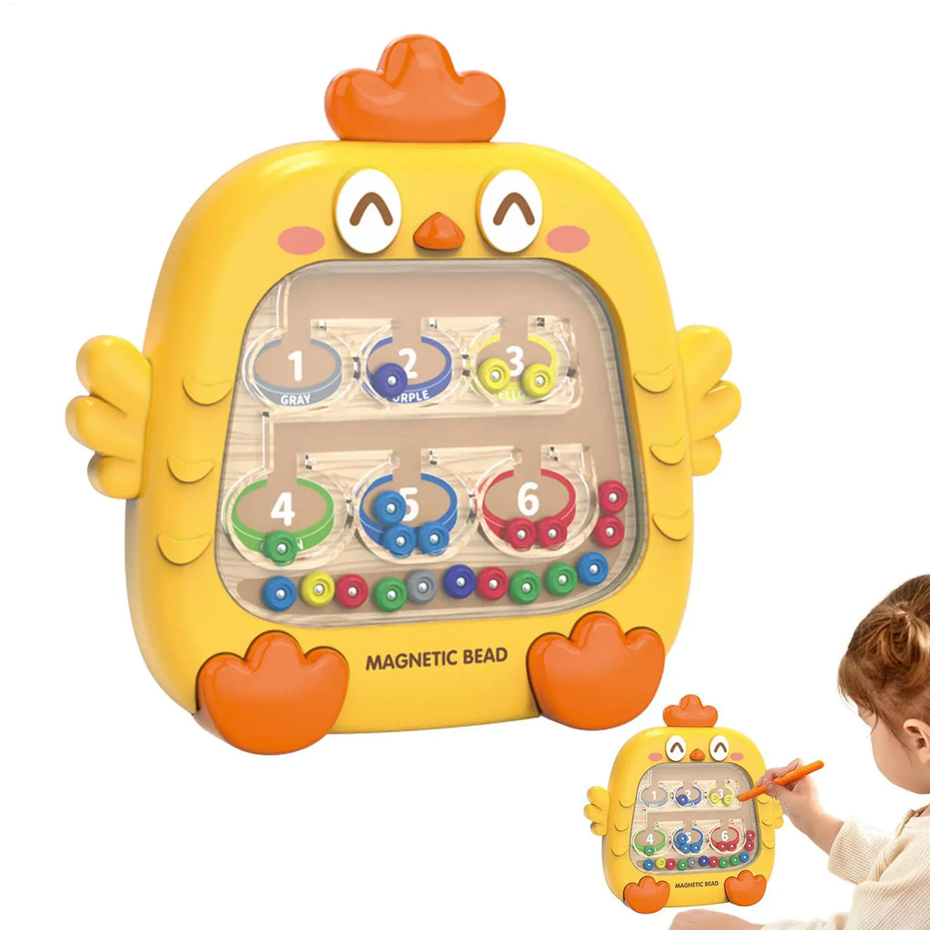 Kids Magnetic Color Maze Board – Chicken Montessori Toy Educational Maze Toy SPOT