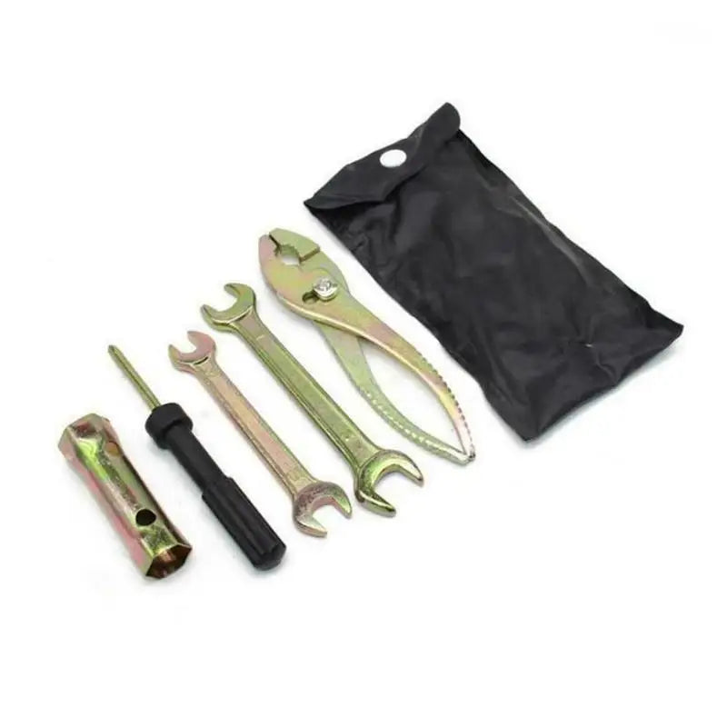 Motorcycle Spark Plug Spanner Wrench Kit – 5pc Aluminum Alloy Motorcycle Tool Kit SPOT A