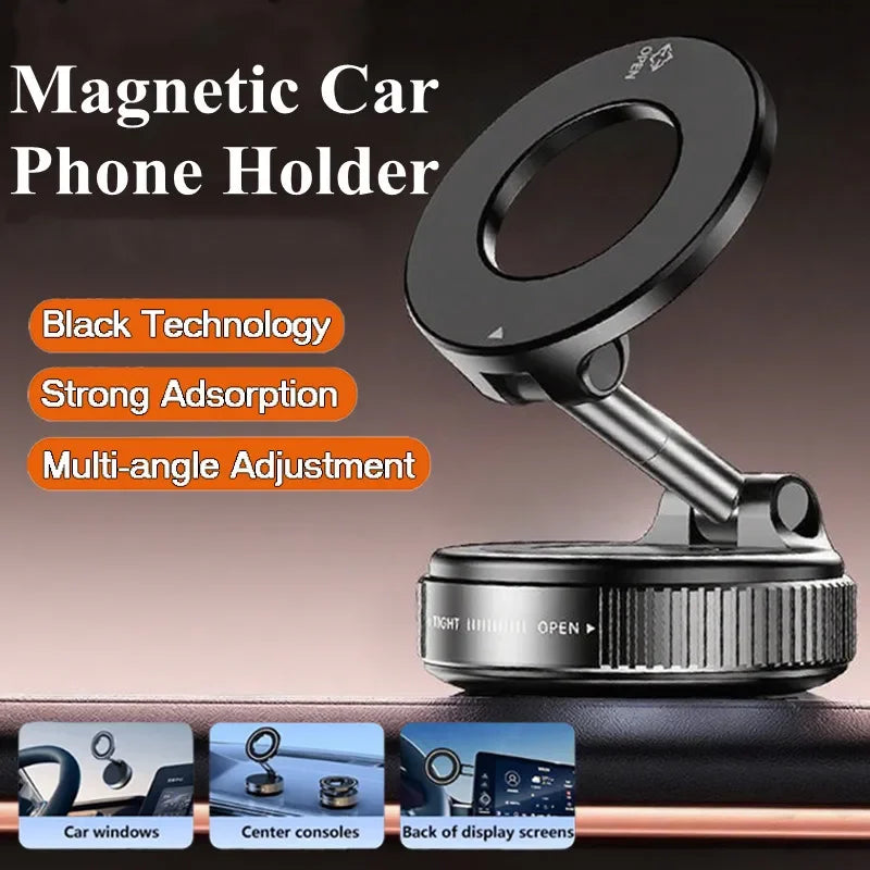 360° Magnetic Car Phone Holder | Foldable Suction Mount Car Phone Mount SPOT