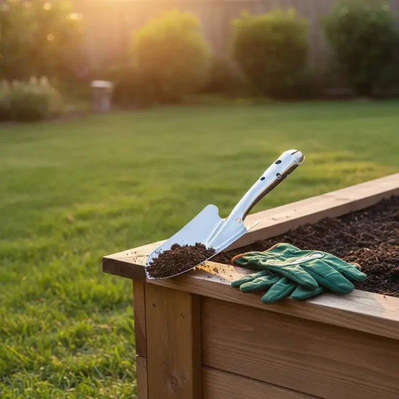 Stainless Steel Small Garden Shovel – Planting & Potting Tool Garden Hand Shovel SPOT