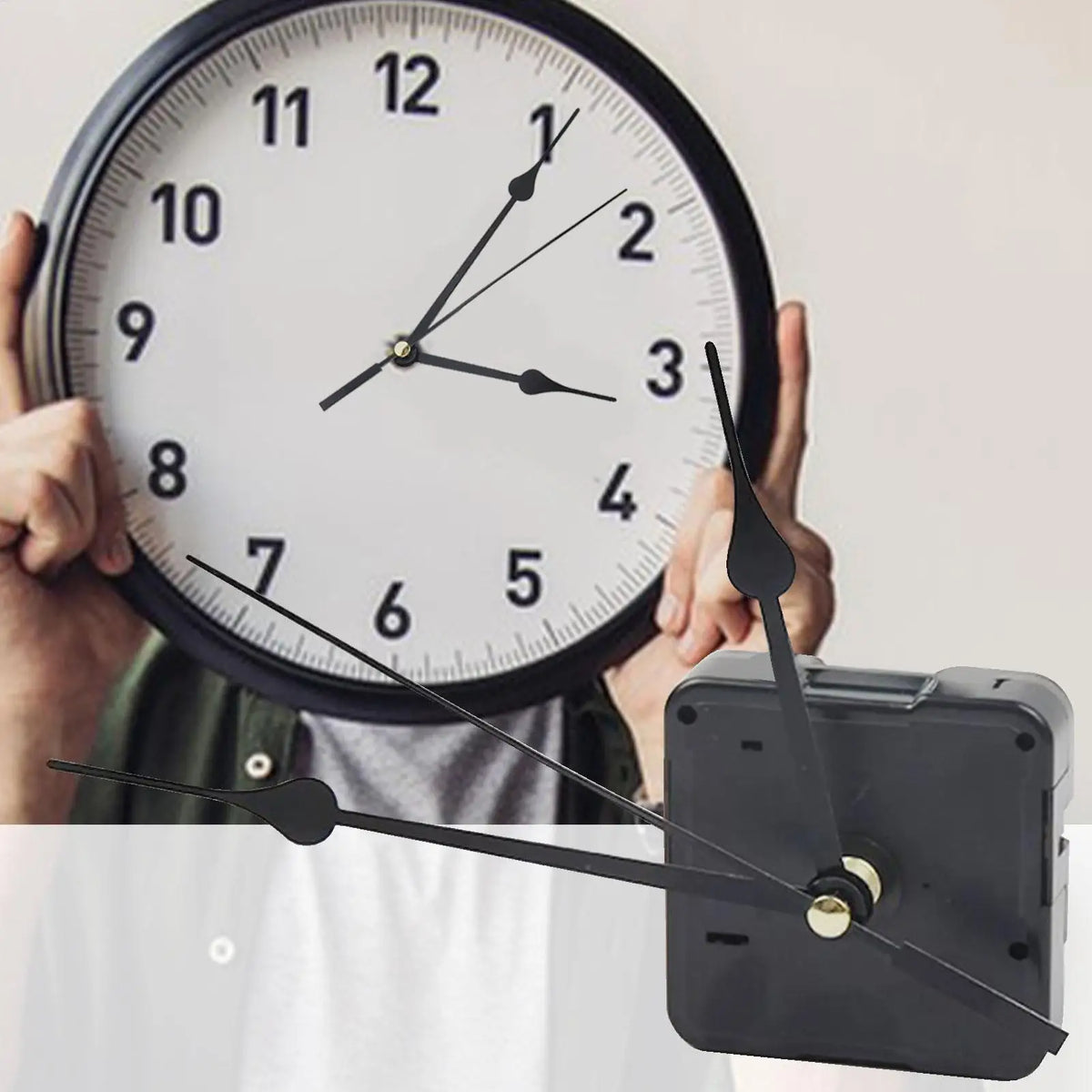 Silent Wall Clock Movement Mechanism – Battery DIY Repair Kit Clock Movement Kit SPOT