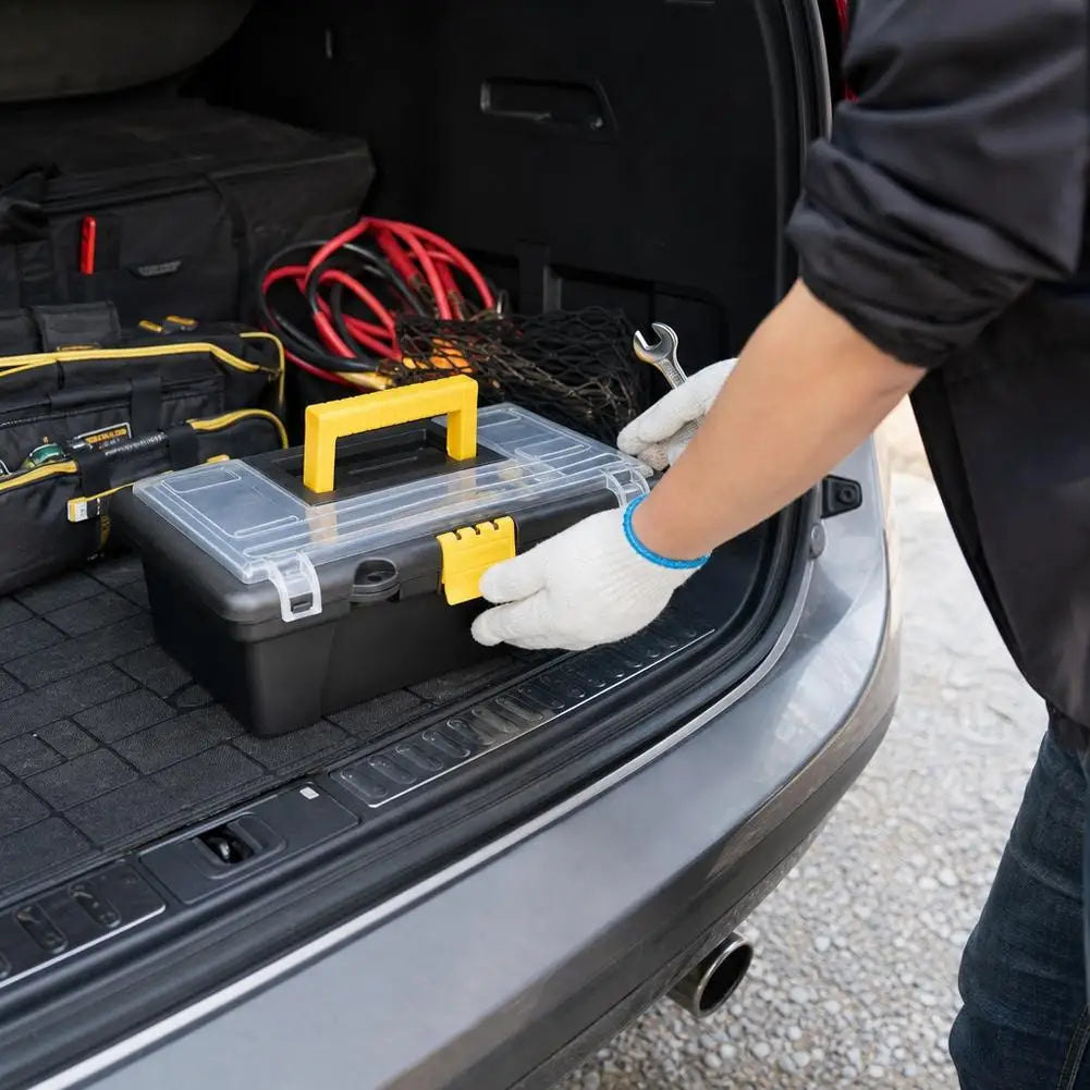 Hard Case Portable Plastic Toolbox – Waterproof Organizer Tool Storage Box SPOT