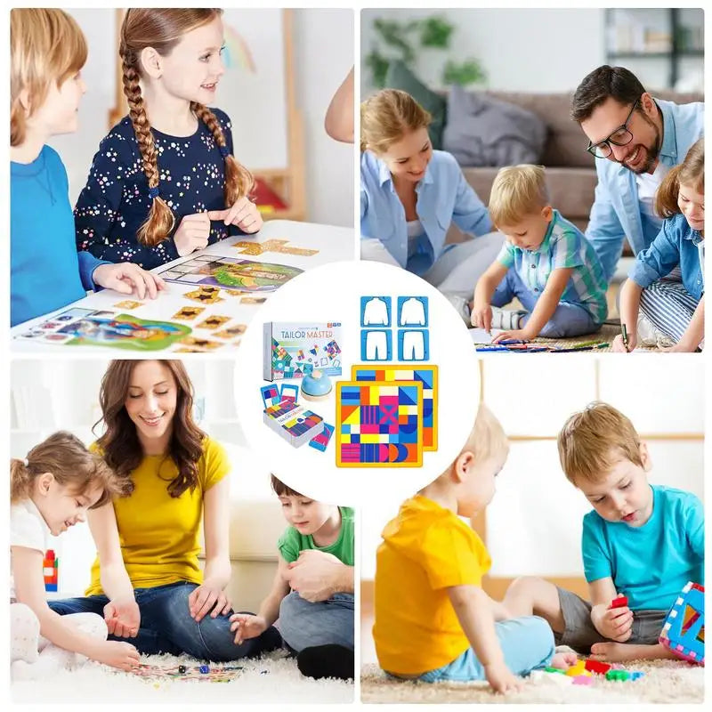 Tailor Master Matching Game – Montessori Educational Toy Educational Board Game SPOT