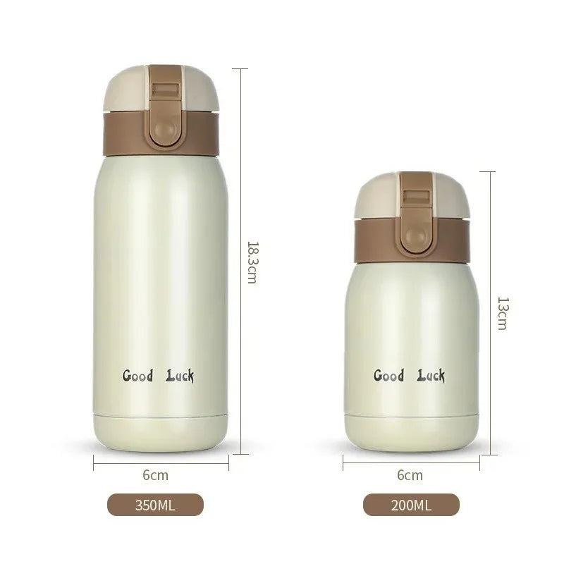 Cute Mini Thermos 200ml 350ml Kids Cartoon Stainless Flask Vacuum Flask Thermos SPOT