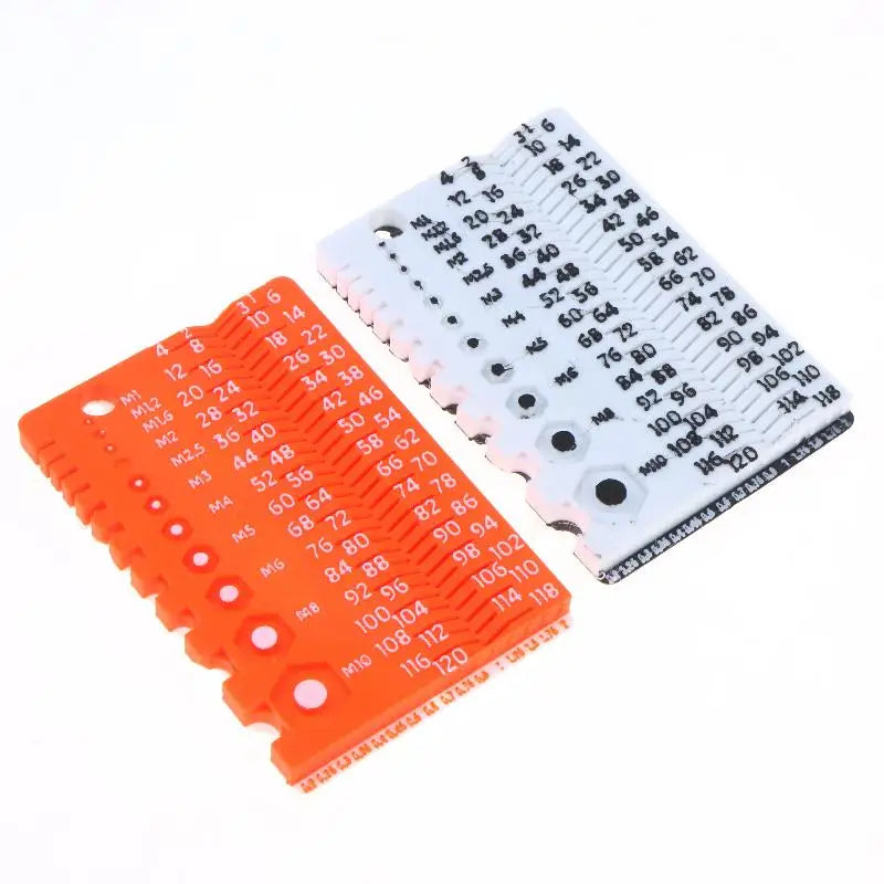 M1–M10 Screw & Bolt Measuring Gauge | Portable Workshop Tool Fastener Measuring Gauge SPOT