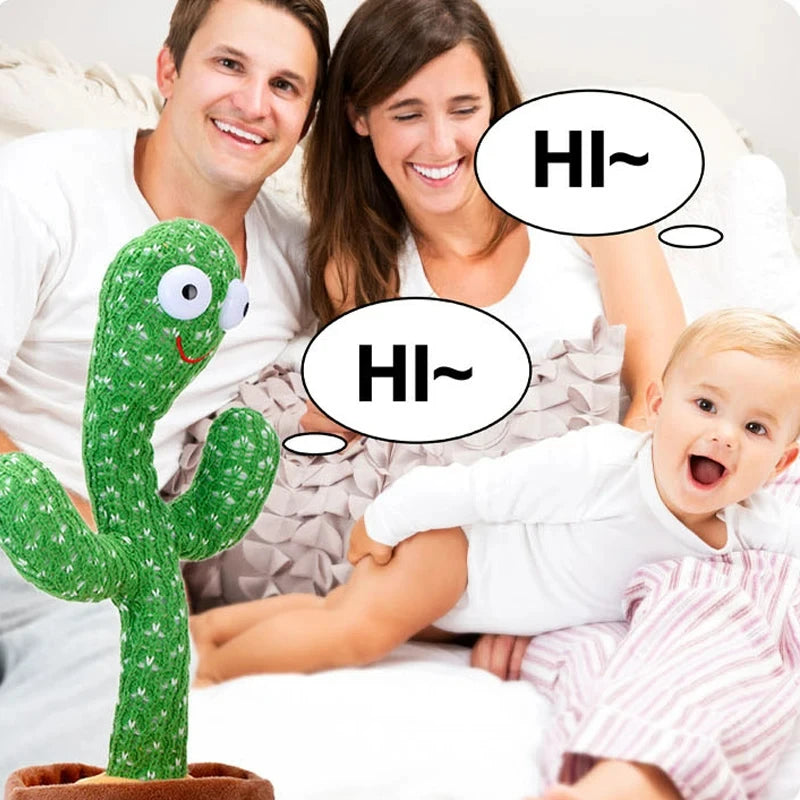Dancing Cactus Plush Toy – Sings, Talks & Wiggles Interactive Plush Toy SPOT