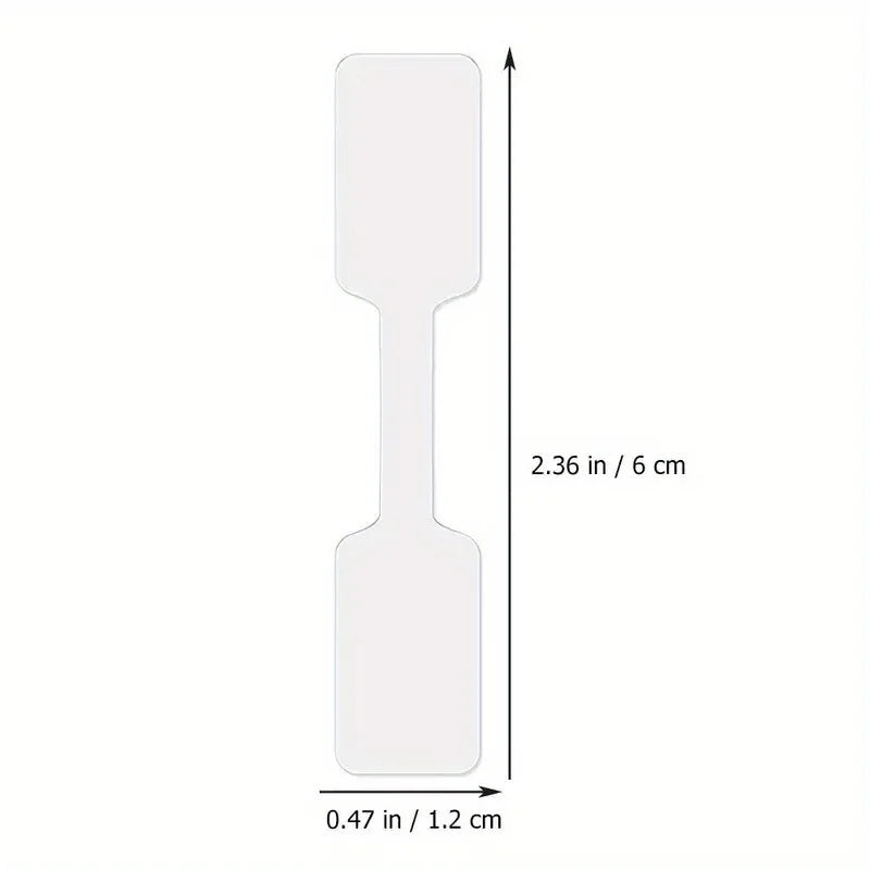 White Self-Adhesive Cable Labels – 100/200pc Writable Cord Tags Cable Label Tags SPOT