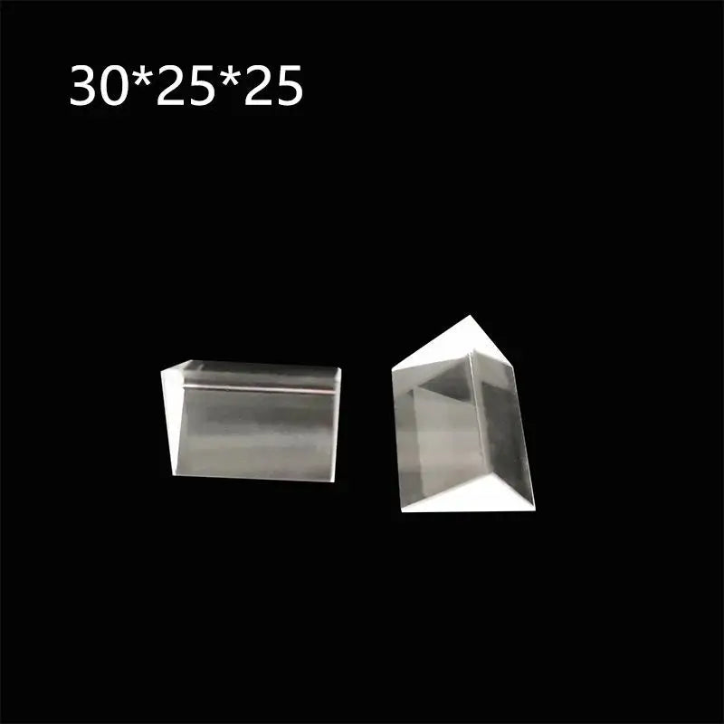 Glass Triangular Prism – Light Dispersion & Spectrum Tool Optical Glass Prism SPOT A3