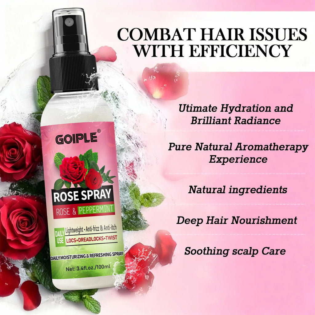 Goiple Rose & Mint Curl Mousse – Anti-Frizz Hair Styling Kit Curl Styling Mousse SPOT