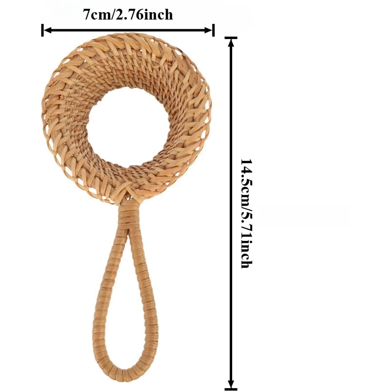Rattan Tea Strainer – Handmade Fine Mesh Loose Leaf Infuser Tea Strainer SPOT