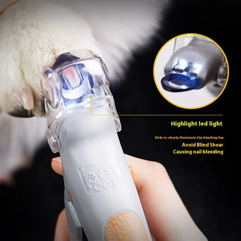 LED Pet Nail Clipper with Light – Safe Cat & Dog Grooming Pet Nail Clipper SPOT