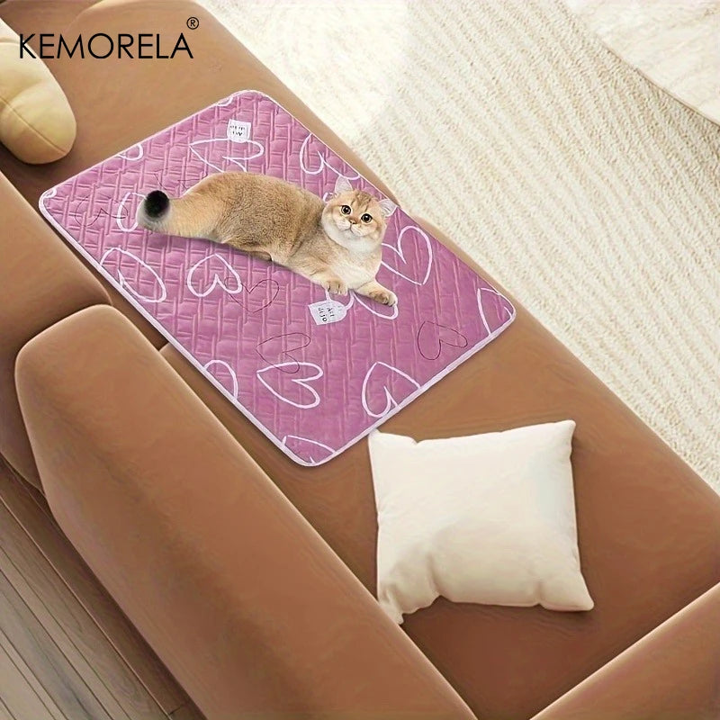 2-Pack Extra Large Reusable Pet Pee Mats – Non-Slip Washable Reusable Pet Mat SPOT