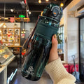 Portable 1L & 750ml Sports Water Bottle – Gym, School & Travel Sports Water Bottle SPOT Green 1000ml