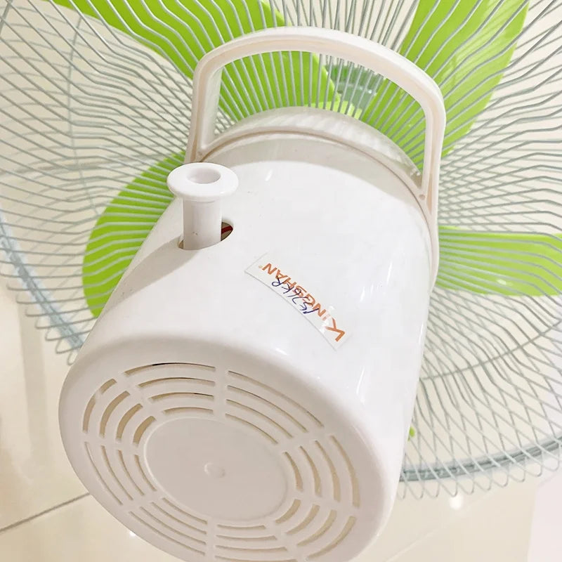 18-Inch Rechargeable AC/DC Standing Floor Fan with LED Light Rechargeable Standing Fan SPOT
