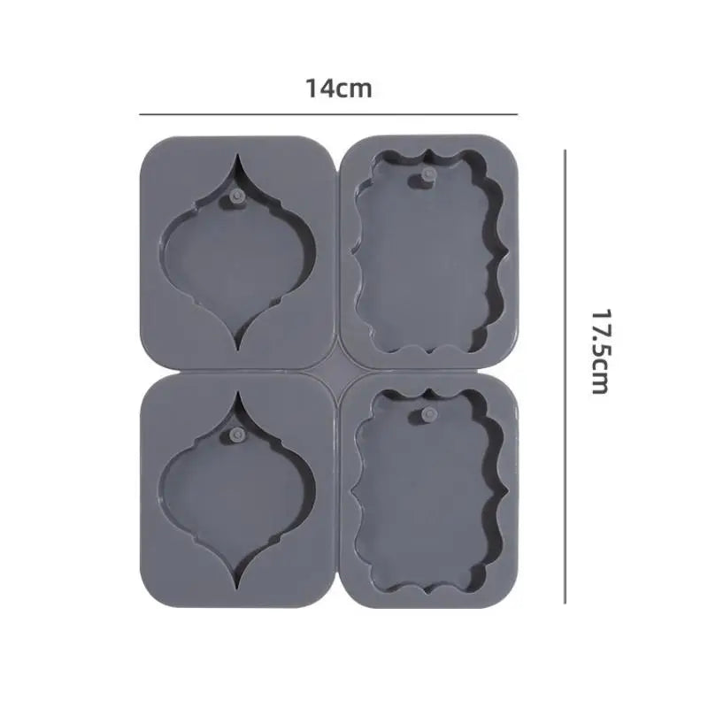 Silicone Wax Pendant Molds – Multi-Shape DIY Craft Mold Silicone Craft Mold SPOT A1