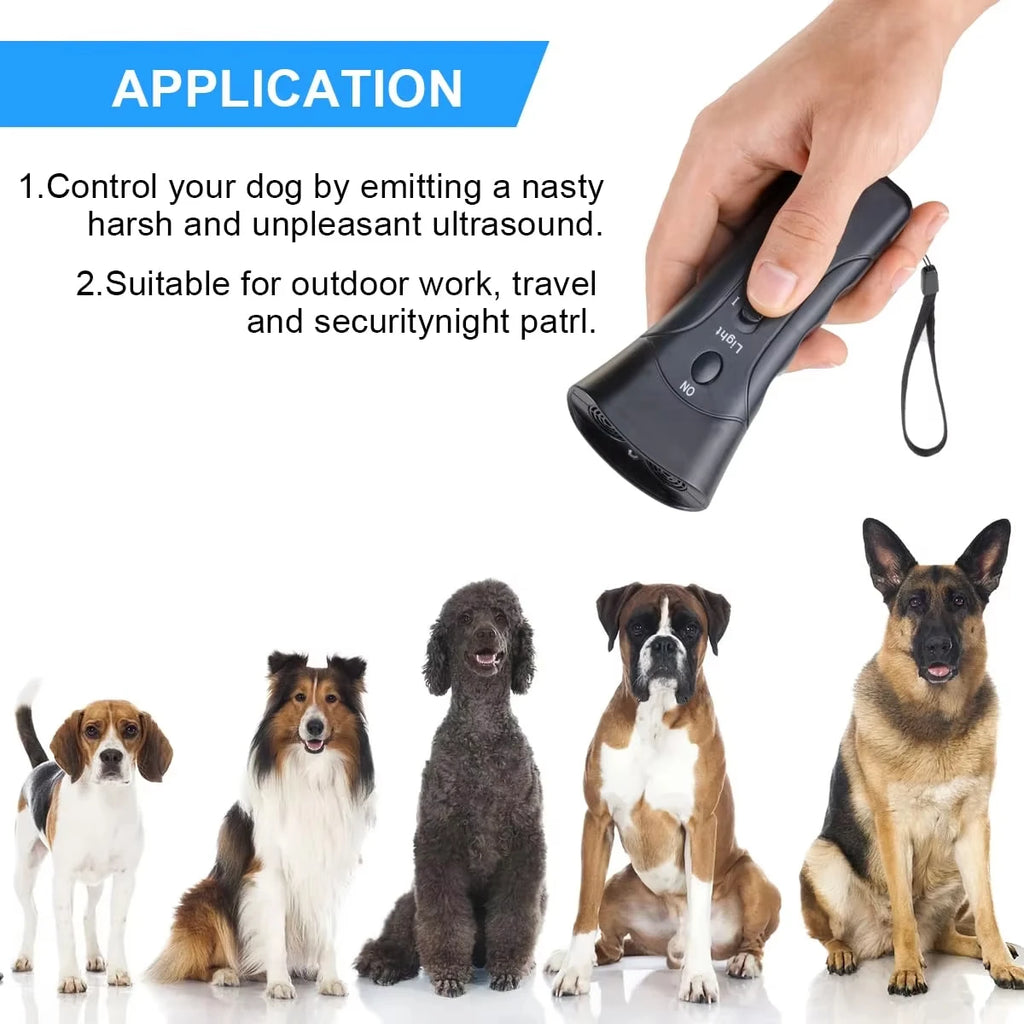 Ultrasonic Dog Bark Control Device with LED – Pet Trainer Dog Training Device SPOT