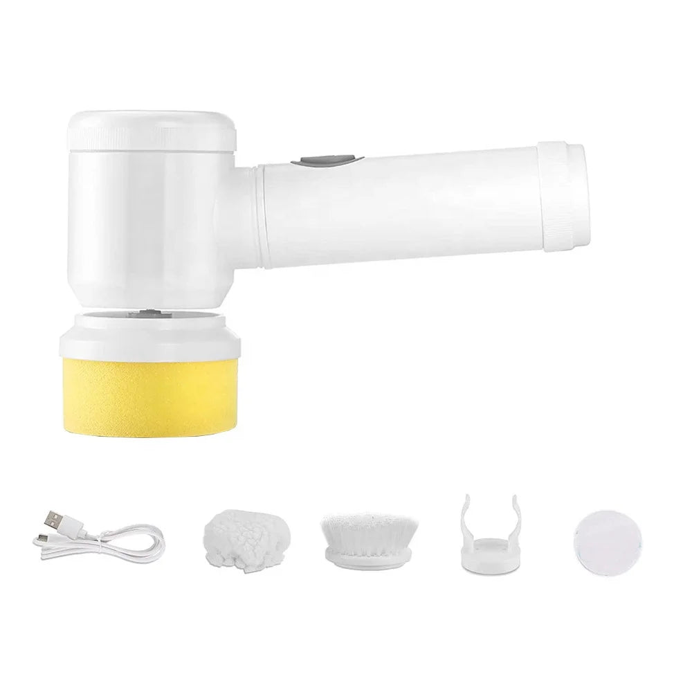 Portable Electric Spin Scrubber – Wireless Rotary Cleaning Brush Electric Cleaning Brush SPOT