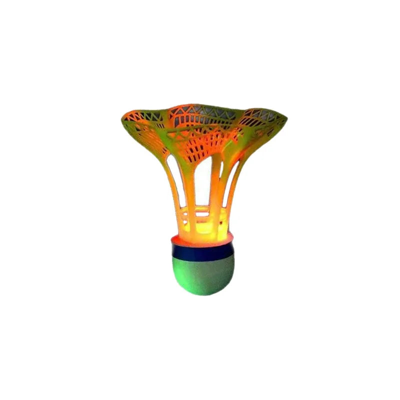 LED Luminous Badminton Shuttlecocks – Windproof Night Glow LED Badminton Shuttlecock SPOT Red 1Pc