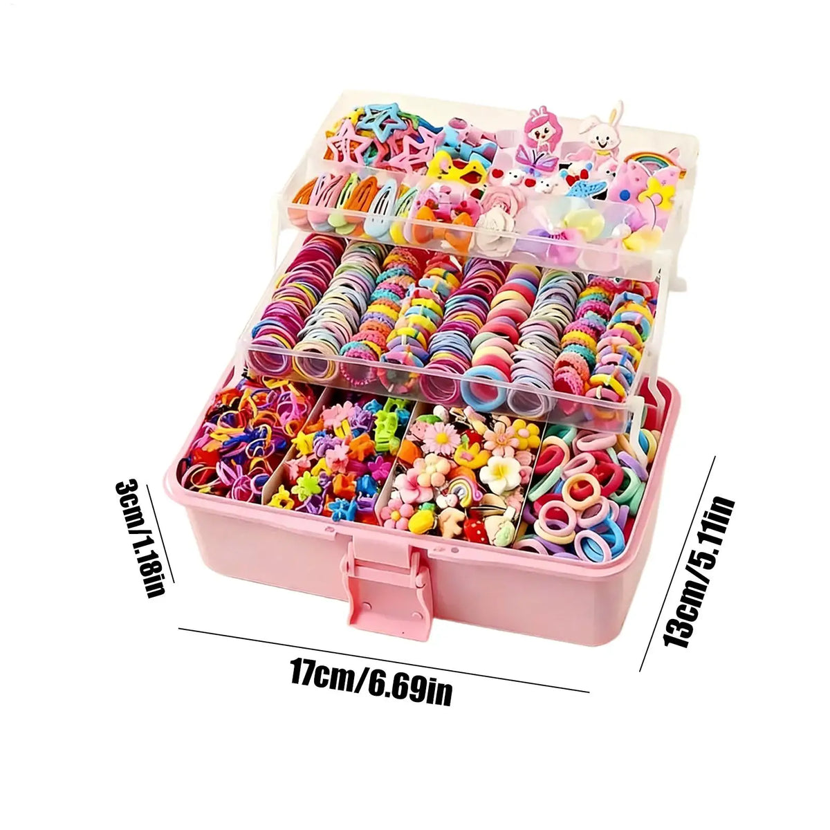 618-Piece Girls Hair Accessories Set – Butterfly Clips & Pins Girls Hair Accessories SPOT
