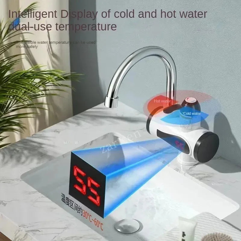 3000W Tankless Electric Water Heater Kitchen Faucet | Instant Hot Tankless Water Heater SPOT