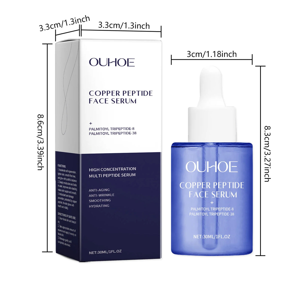 Copper Peptide Facial Serum – Firming & Brightening 30ml Facial Serum SPOT