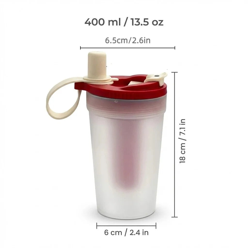 Leak-Proof Straw Tumbler for Kids – BPA-Free Water Bottle Kids Water Bottle SPOT Red