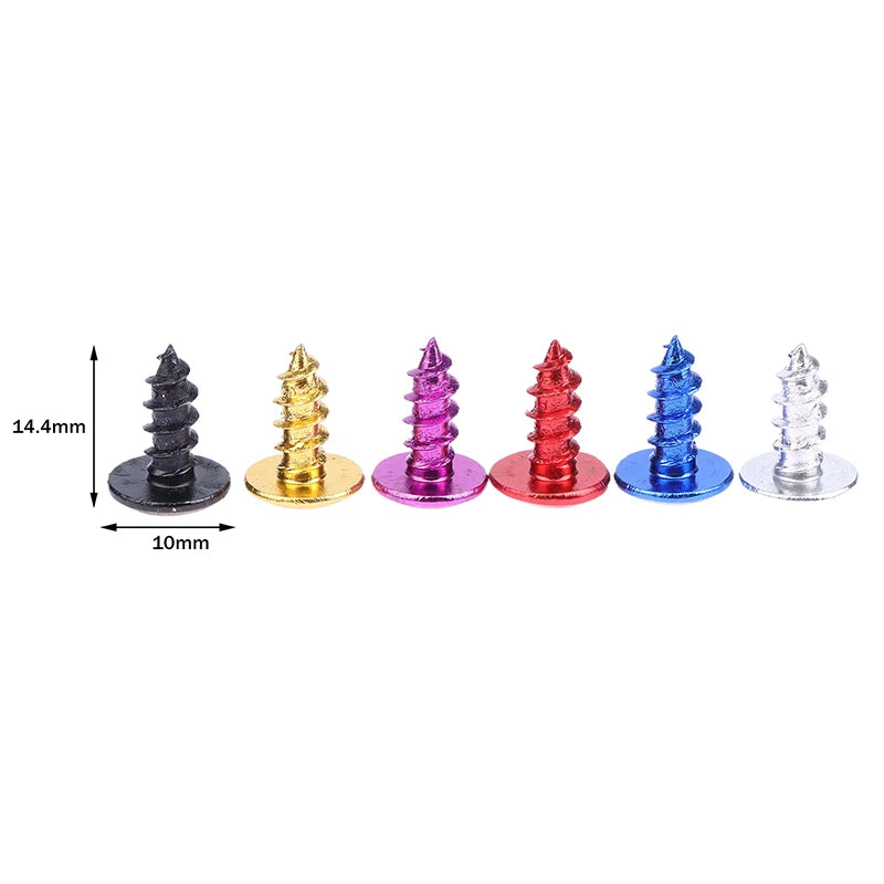 30-Pack M5 Aluminum Alloy Motorcycle Cross Head Bolts Screws Motorcycle Bolts SPOT