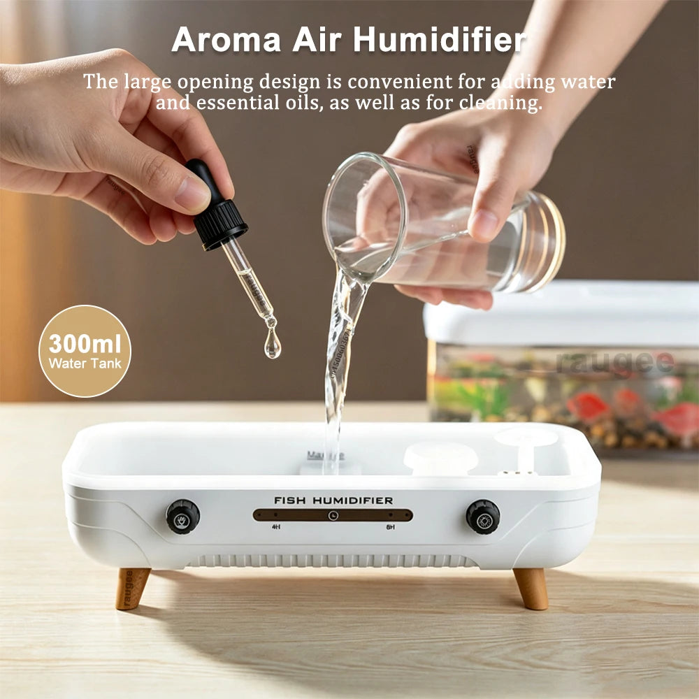 Fish Tank Aromatherapy Humidifier & Essential Oil Diffuser LED Aromatherapy Humidifier SPOT