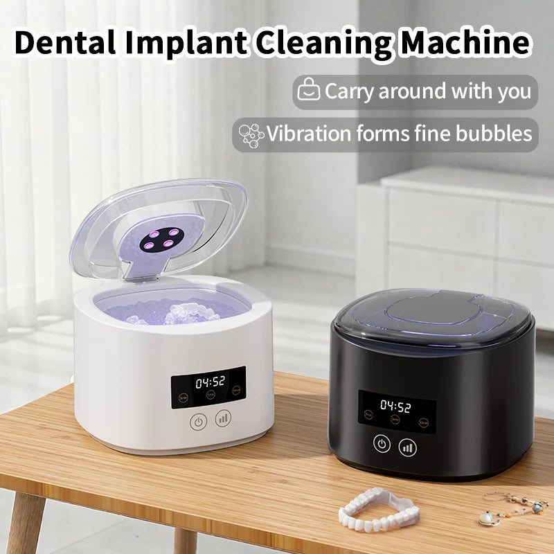 Portable 45kHz Ultrasonic Cleaner UV – Dentures, Retainers & Jewelry Ultrasonic Cleaner SPOT