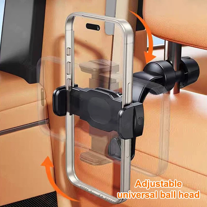 Car Headrest Phone & Tablet Mount with Hook – 360° Rotation Car Headrest Mount SPOT