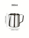 Barista Milk Frothing Pitcher 350ml – Stainless Steel Latte Jug Milk Frothing Pitcher SPOT 350ml