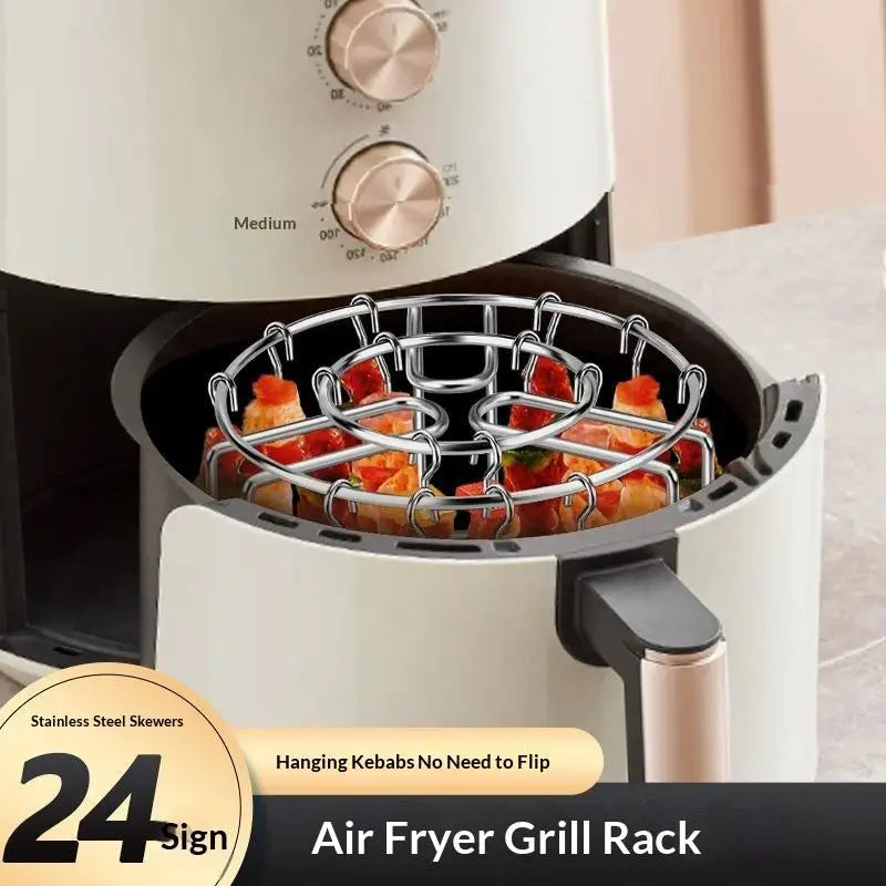 Stainless Steel Vertical Skewer Rack – 24/48 Skewer BBQ Grill BBQ Skewer Rack SPOT