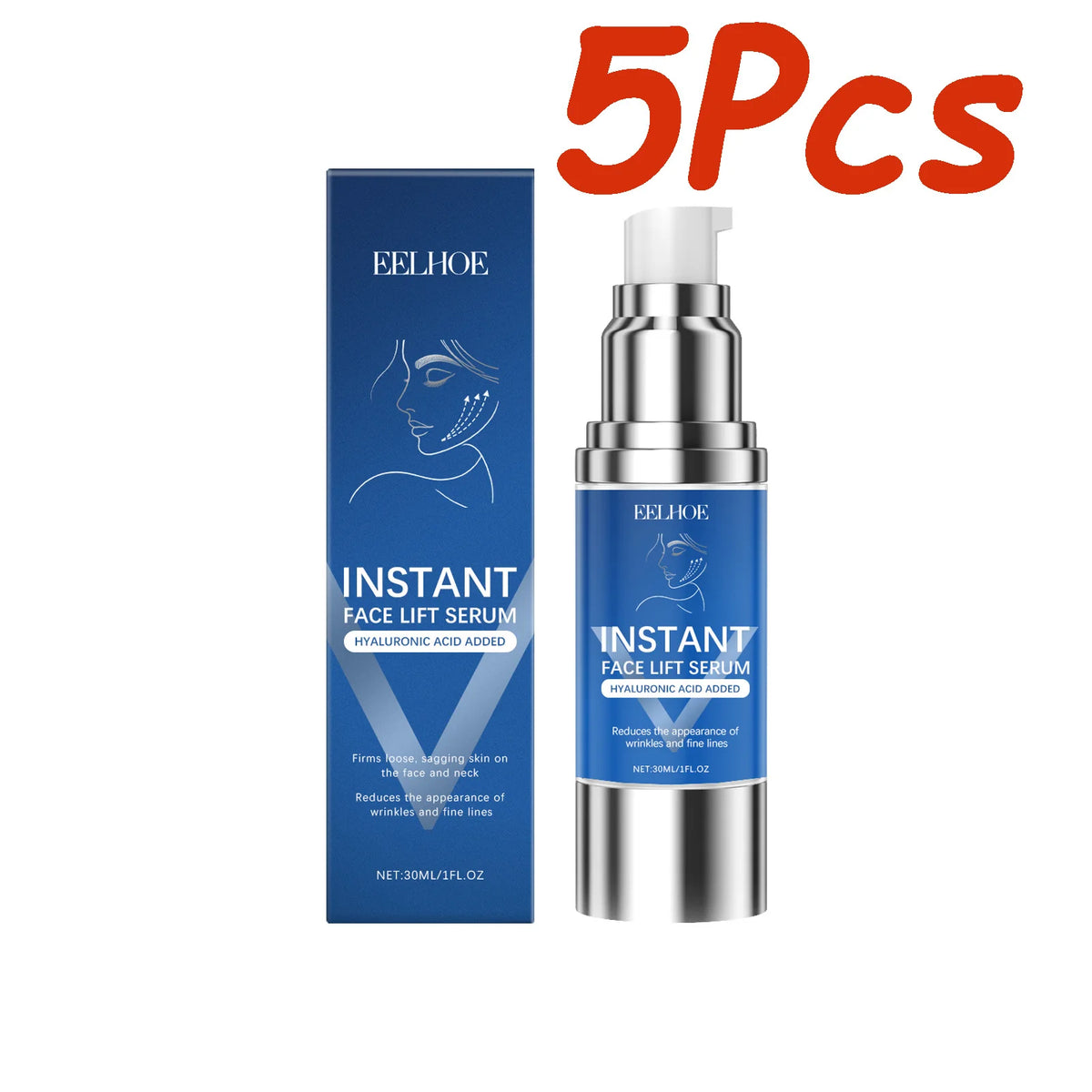 Eelhoe Firming Face Serum – Hyaluronic Acid & Niacinamide 30ml Face Firming Serum SPOT 5 x 30ml Boxed