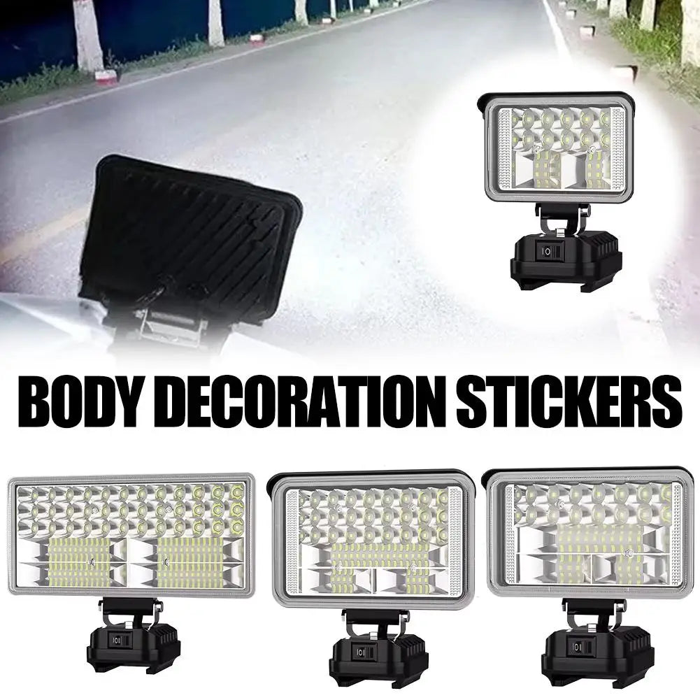 Makita 18V Cordless Work Light IP65 Waterproof + Dual USB Cordless Work Light SPOT