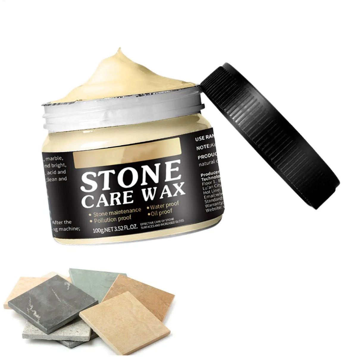 Marble Polishing Wax 100g – Stone, Granite & Tile Care Stone Polishing Wax SPOT