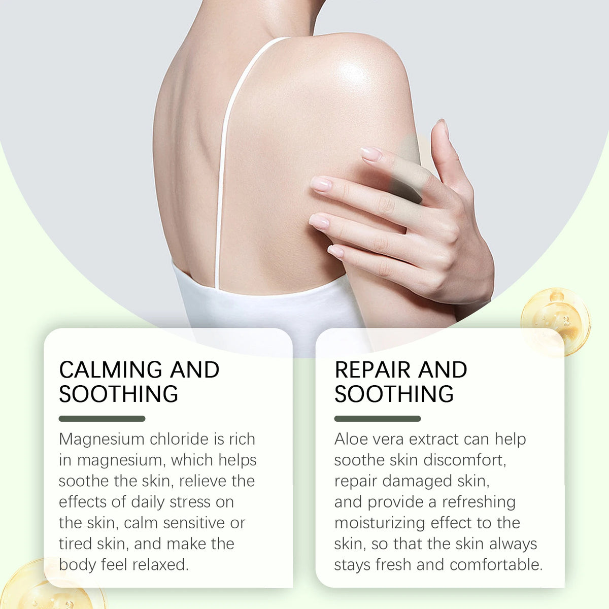 OceAura Magnesium Body Butter – Shea Butter Moisturizing Cream Body Butter Cream SPOT