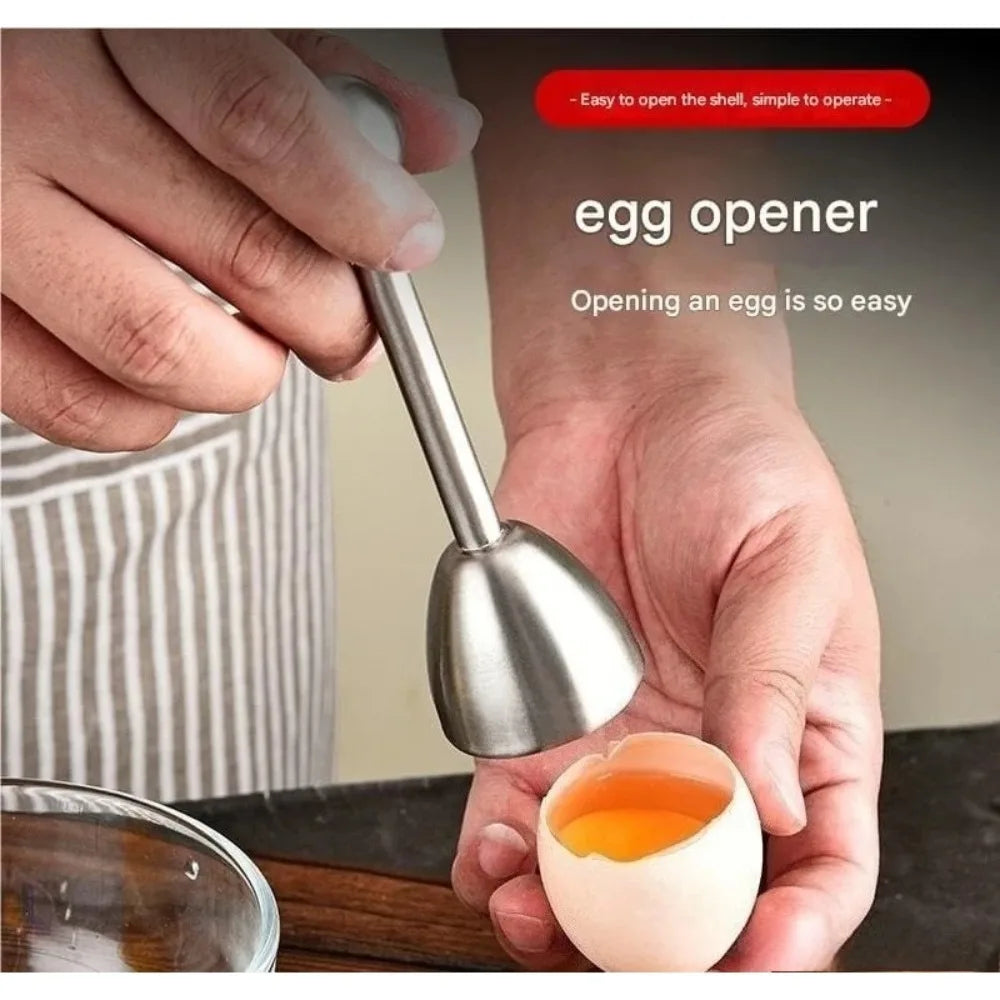 Stainless Steel Egg Topper Opener & Shell Cracker Tool Egg Topper Tool SPOT