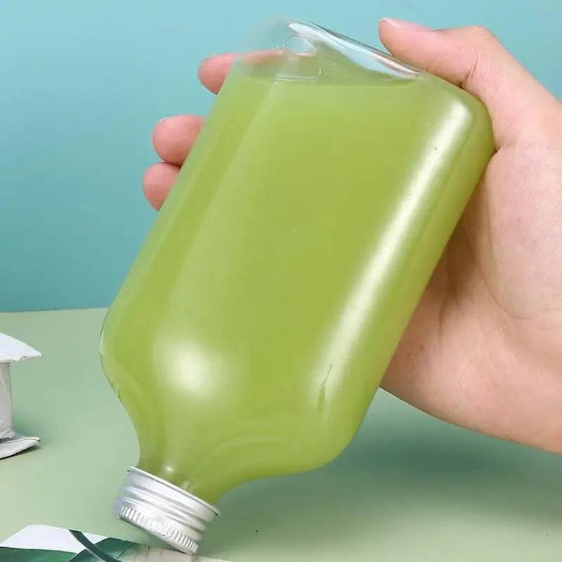 Milk Tea Bottle with Aluminum Lid – 250/350/500ml Takeout Takeout Drink Bottle SPOT