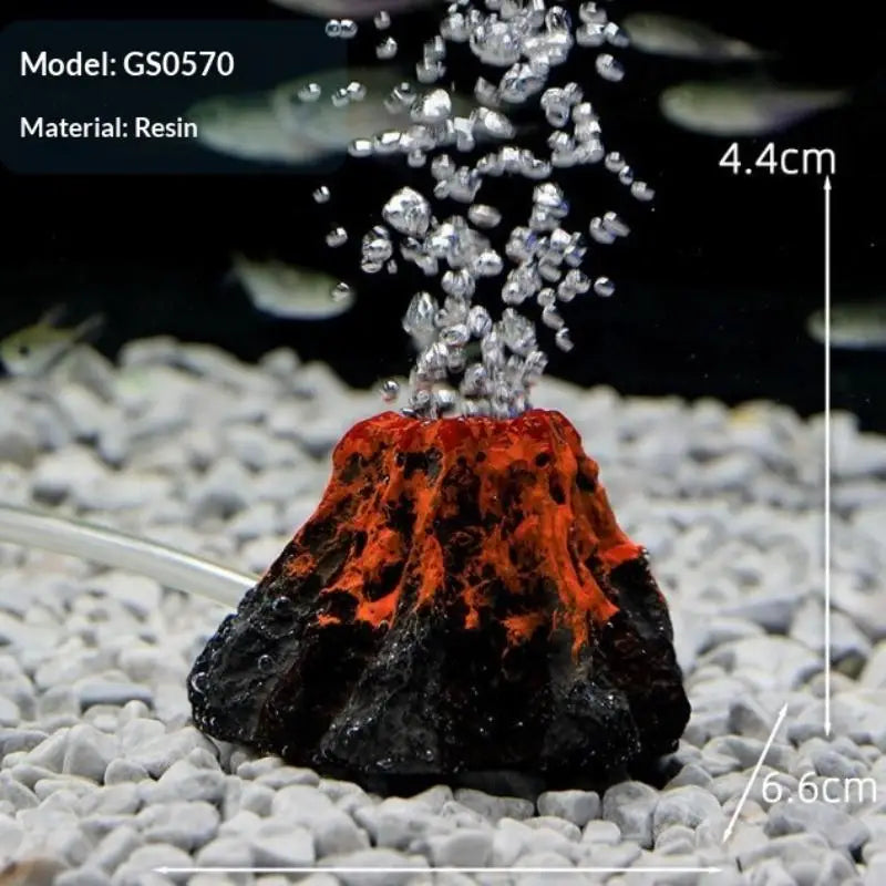 Volcano Aquarium Bubble Stone – Oxygen Diffuser & Fish Tank Decor Aquarium Ornament SPOT