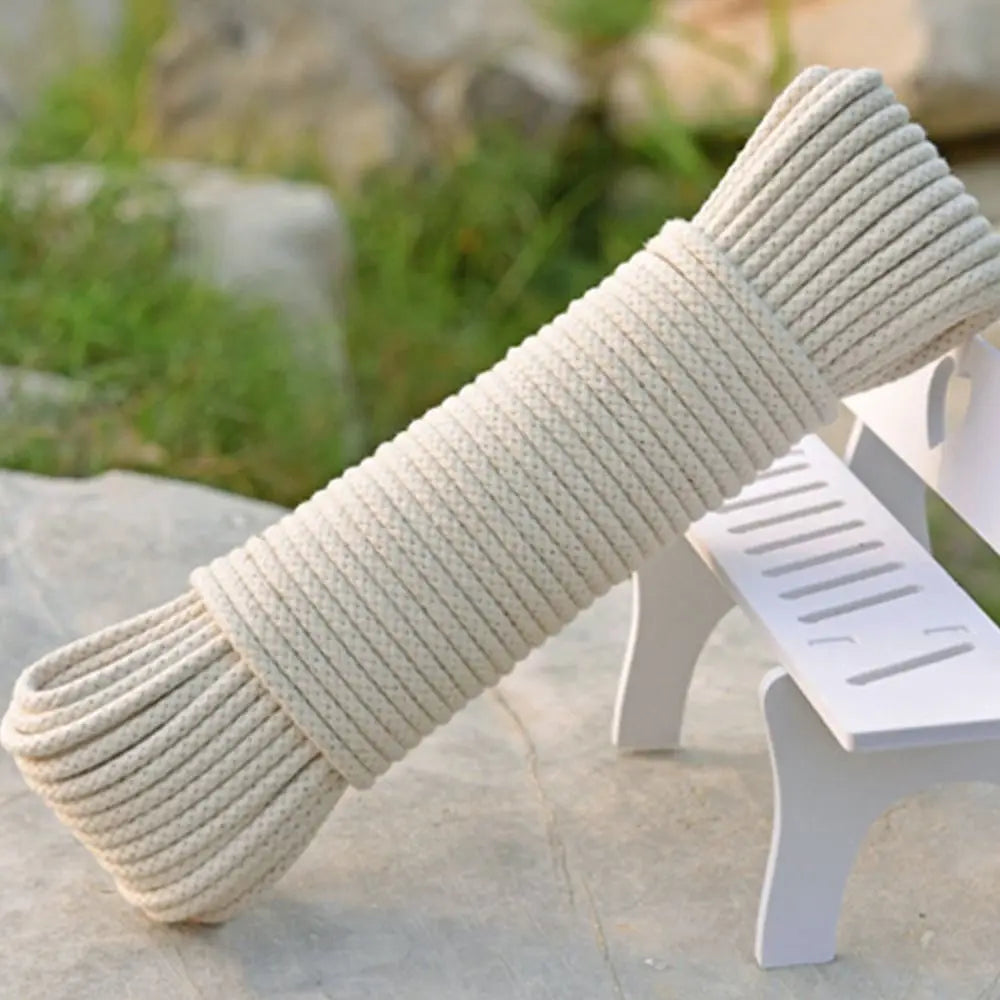 Reusable Cotton Clothesline Rope – Heavy Duty Outdoor Binding Cotton Clothesline Rope SPOT