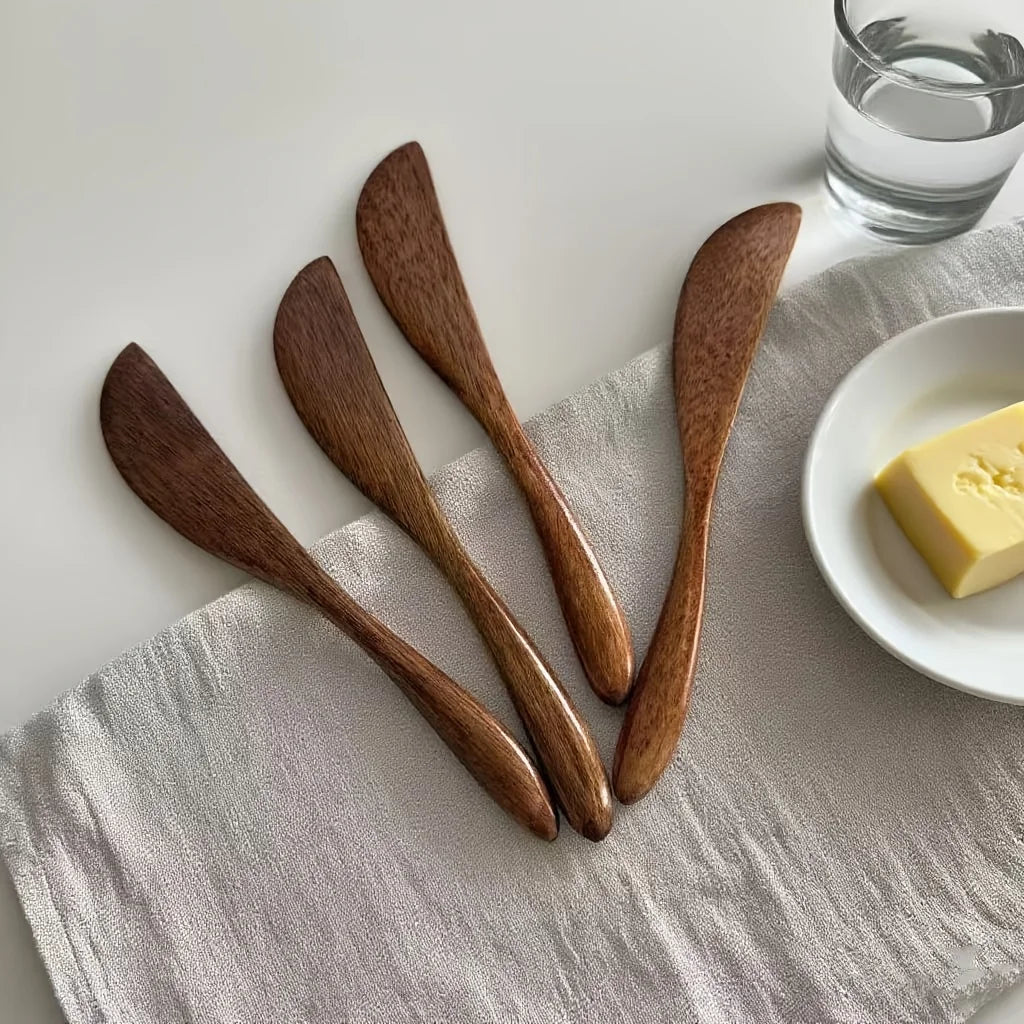 Wooden Butter & Cheese Knife – Japanese Style Spreader Cheese & Butter Knife SPOT