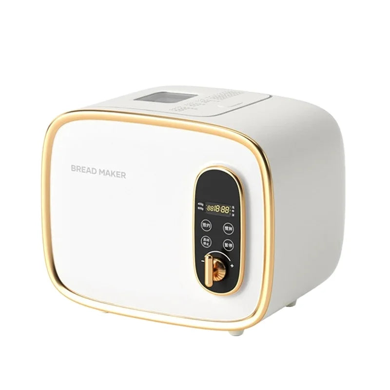 Mini Automatic Bread Maker – Timer, Keep-Warm & Noodle Dough Automatic Bread Maker SPOT 100V-240V EU Plug