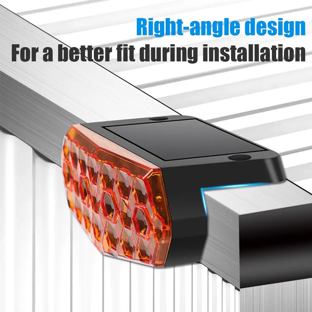Solar Side Marker Warning Light – No Wiring, Vibration Sensor Solar Marker Light SPOT