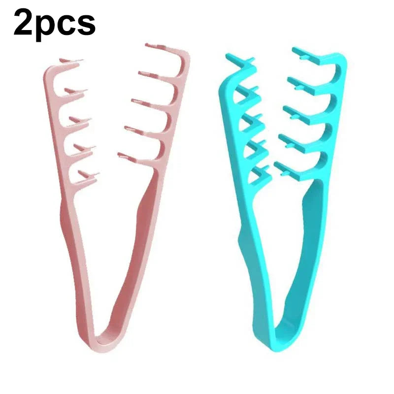 Z-Shape Comb for Men – Textured Fluffy Hair Styling Tool Hair Styling Comb SPOT Pink 1pcs Blue 1pcs