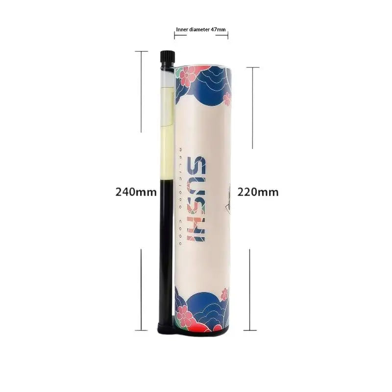 Kraft Paper Sushi Tube – Food-Grade Eco Takeout Container Sushi Packaging Tube SPOT A