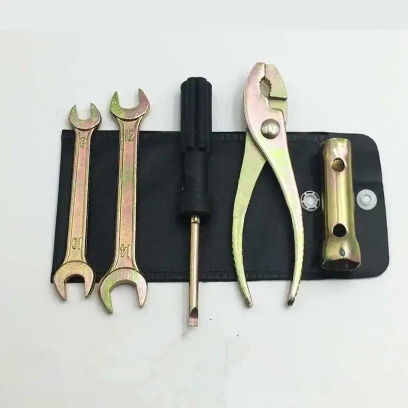 Motorcycle Spark Plug Spanner Wrench Kit – 5pc Aluminum Alloy Motorcycle Tool Kit SPOT