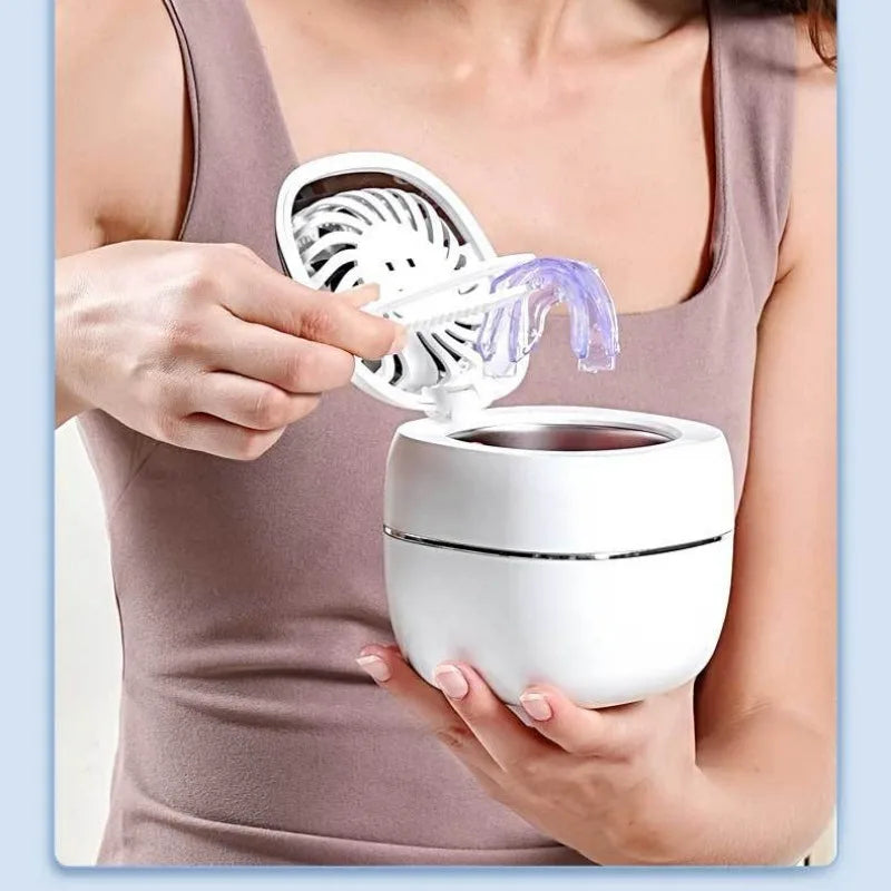 Portable UV Ultrasonic Cleaner with Drying Fan – Rechargeable Ultrasonic Cleaner SPOT