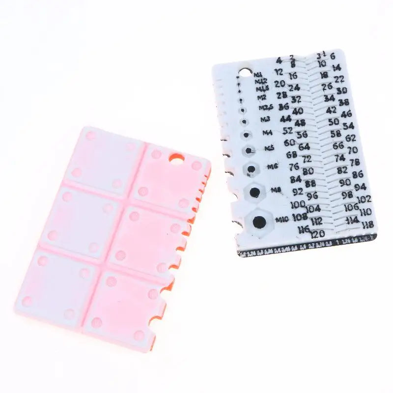 M1–M10 Screw & Bolt Measuring Gauge | Portable Workshop Tool Fastener Measuring Gauge SPOT