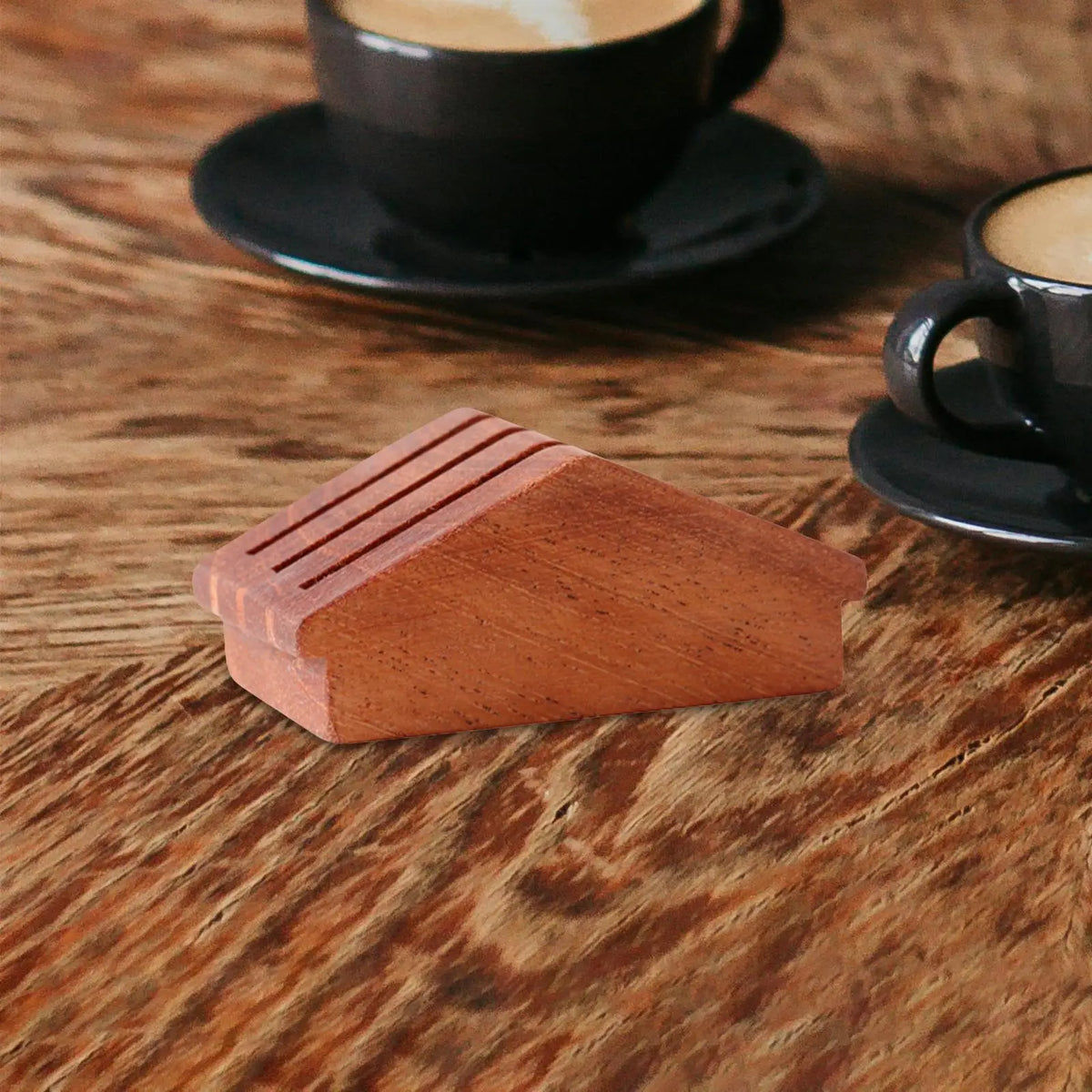 Walnut Wood Coffee Filter & Puck Screen Holder Stand Coffee Filter Holder SPOT 3 grids